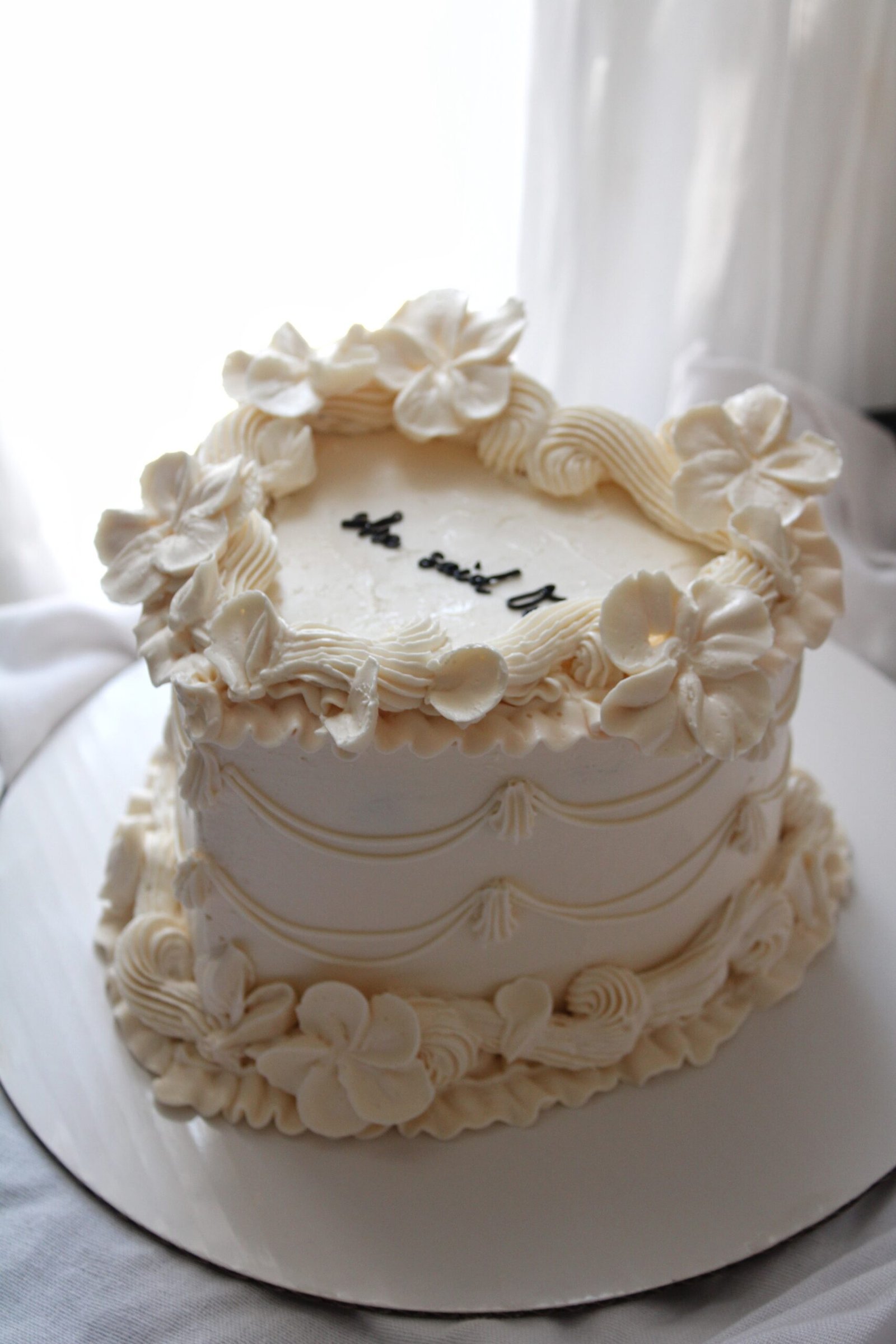 Vintage Flower cake 